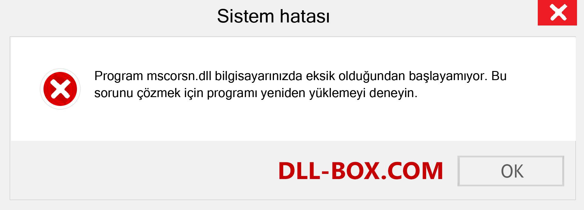 mscorsn.dll dosyası eksik mi? Windows 7, 8, 10 için İndirin - Windows'ta mscorsn dll Eksik Hatasını Düzeltin, fotoğraflar, resimler